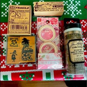 Stamps and washi tape for sale!
